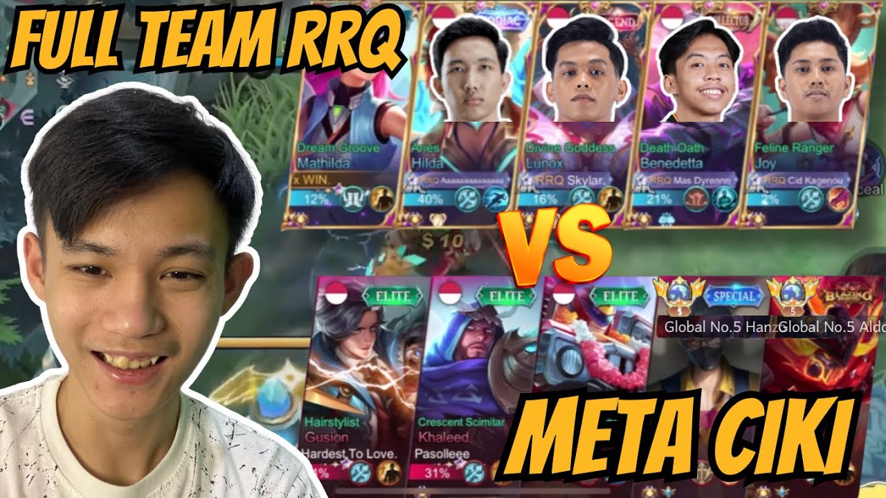 WAJIB NONTON YANG MAU TAHU CARA LAWAN META CIKI FT FULL TEAM RRQ