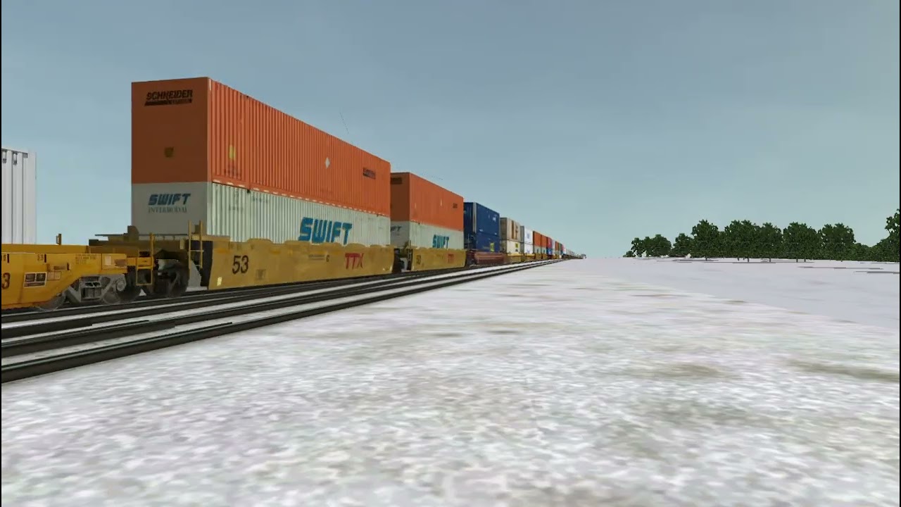 ORTS: High Speed UP C45ACCTE #8003 WB ZG2OAB-01 At Clinton, IA