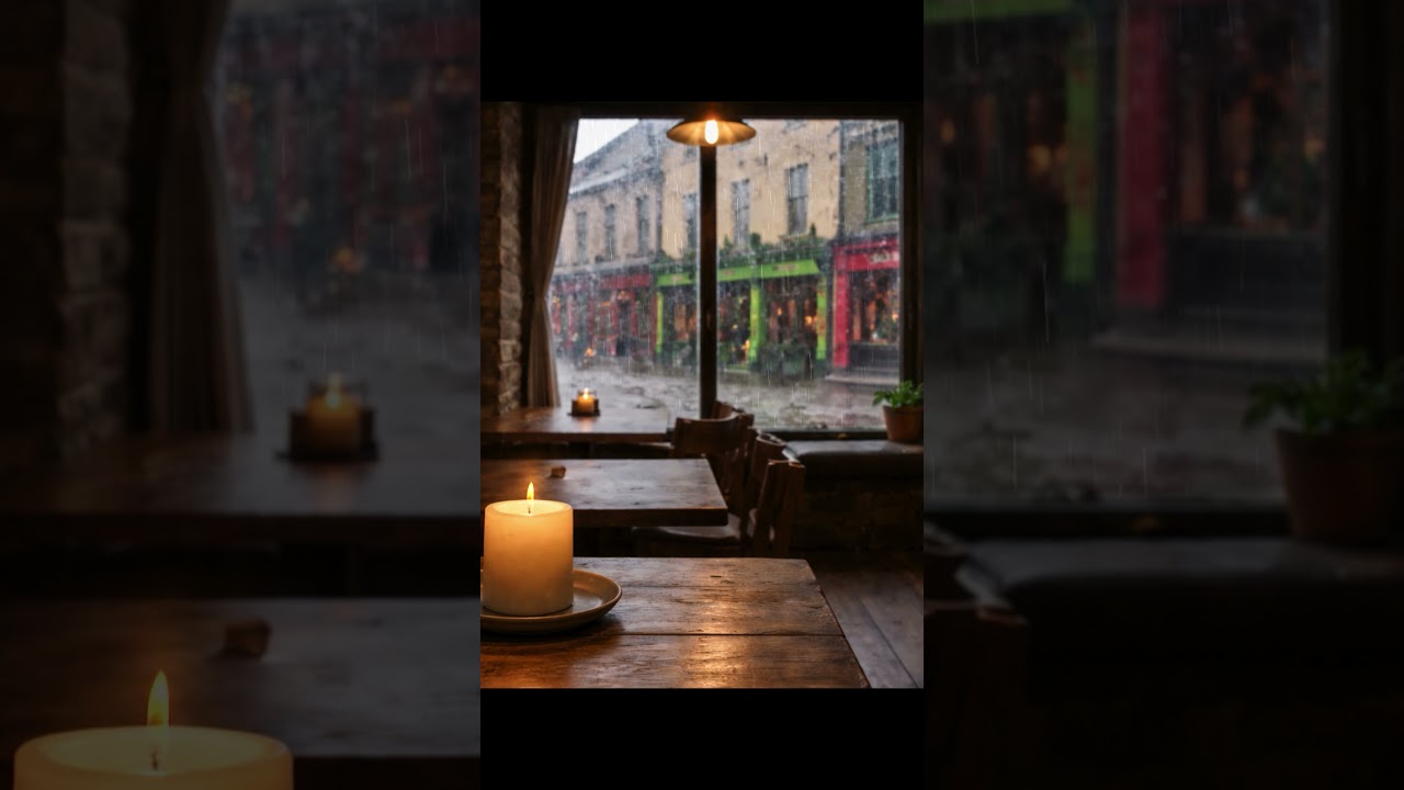 Rainy Cafe Ambience | Galway, Ireland #ambience #rainyday #calm