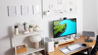 Simple and Powerful Home Office - Desk Setup Tour 2024