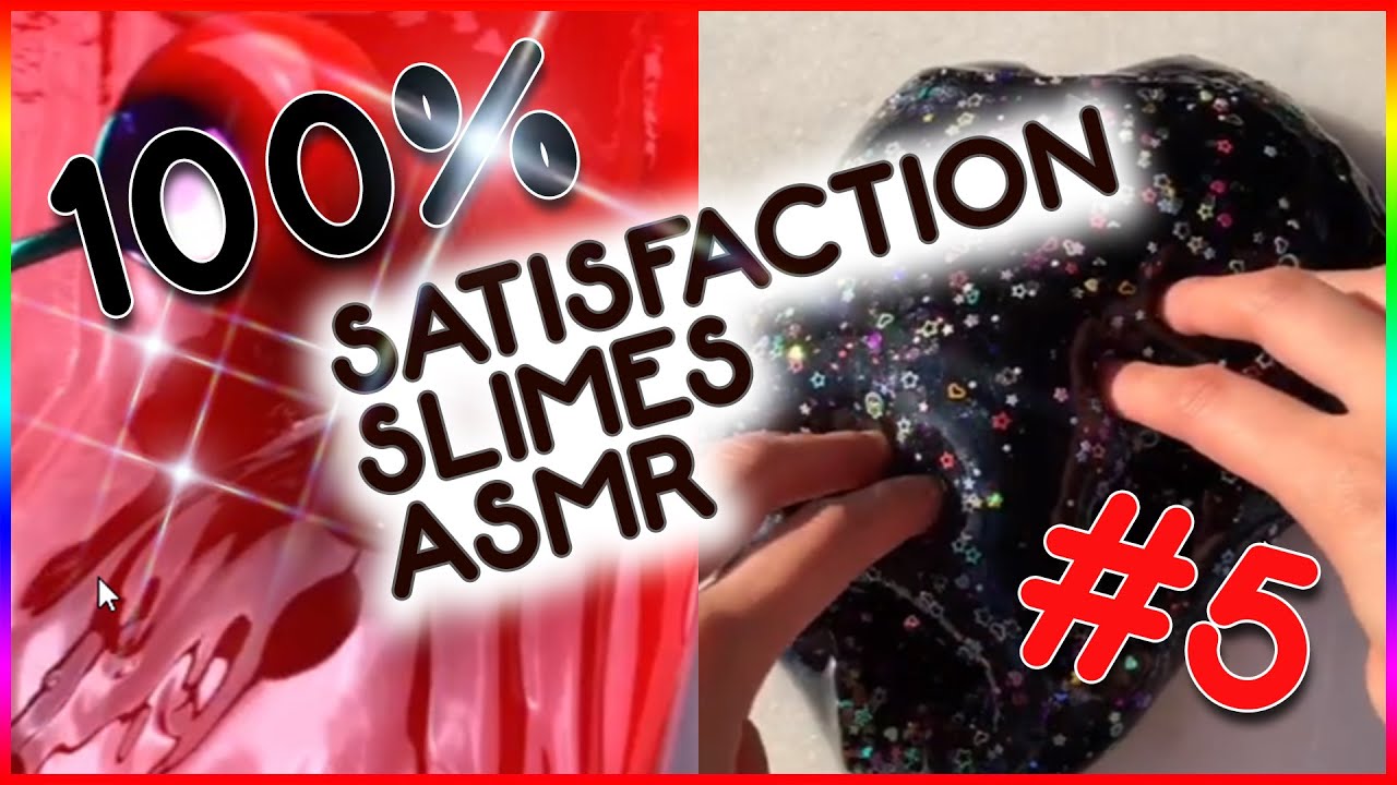 100 Satisfaction Slimes Asmr 5 Youtube