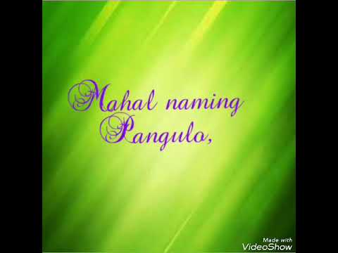 Video: Paano Magsulat Ng Bukas Na Liham Sa Pangulo