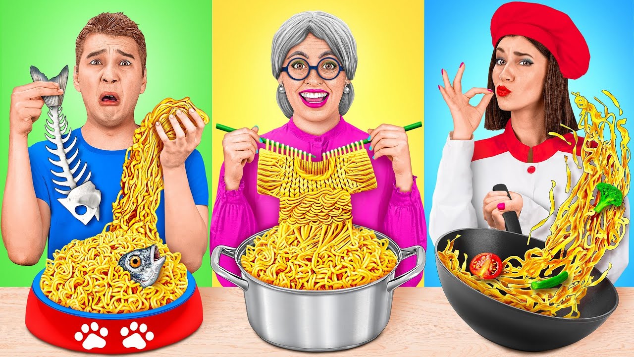Multido Me vs Grandma Cooking Challenge | Food Battle by Multi DO Challenge ...