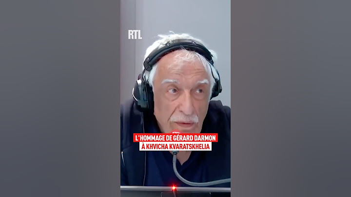 Gérard Darmon’s tribute to Khvicha Kvaratskhelia
