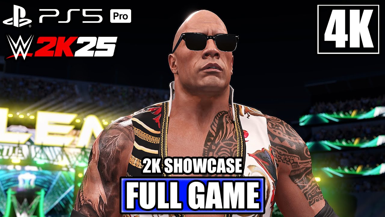 WWE 2K25 Showcase Gameplay Walkthrough FULL GAME [4K 60FPS PS5 PRO] - No Commentary