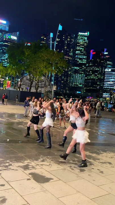 Apt dance girls marina bay sands Singapore #girldance #singapore #shorts #shorts #short