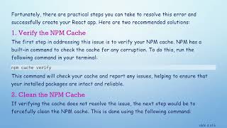 Solving NPM ERR! CODE EINTEGRITY: A Step-by-Step Guide for React Developers