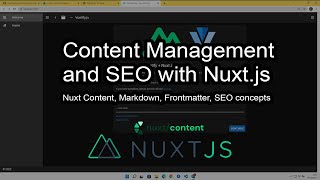 Content Management with SEO on nuxt.js