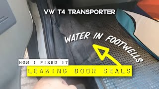 Celebrity WATER IN THE FOOTWELLS! Check these on your VW T4. Net Worth