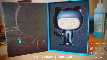 Octocat  Unboxing | GitHub Swags | GitHub Education | MyOctocat Challenge | Hackathon | MLH