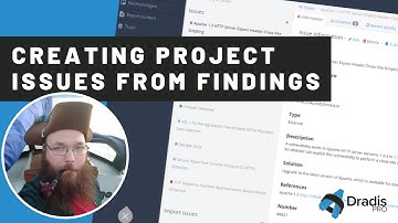 Create security issues from findings - Dradis Framework