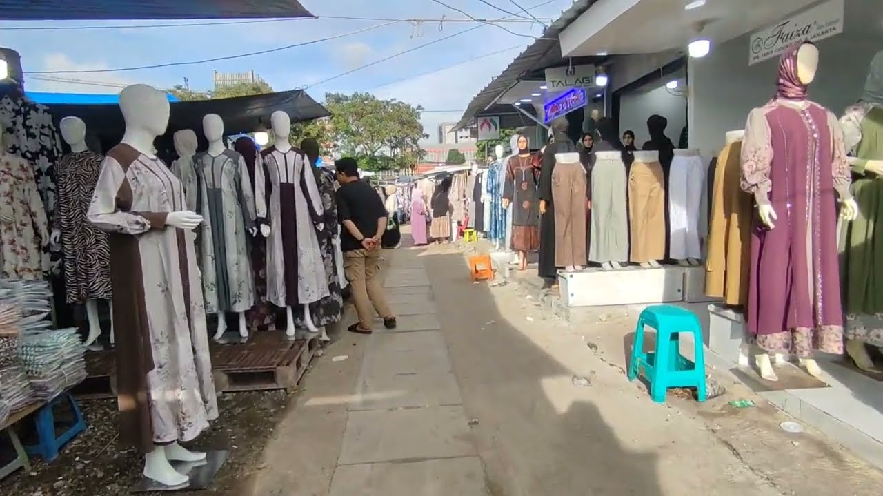 PASAR TASIK CIDENG‼️BUKAN HANYA PEMBELI DALAM NEGRI TAPI DARI TAIWAN JUGA ADA BORONG GAMIS