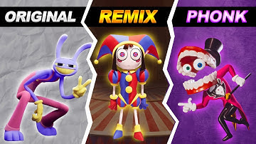 Jax and Pomni Daisy Bell Original vs Funk vs Remix Part 2