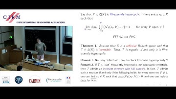 Etienne Matheron : Some remarks regarding ergodic operators