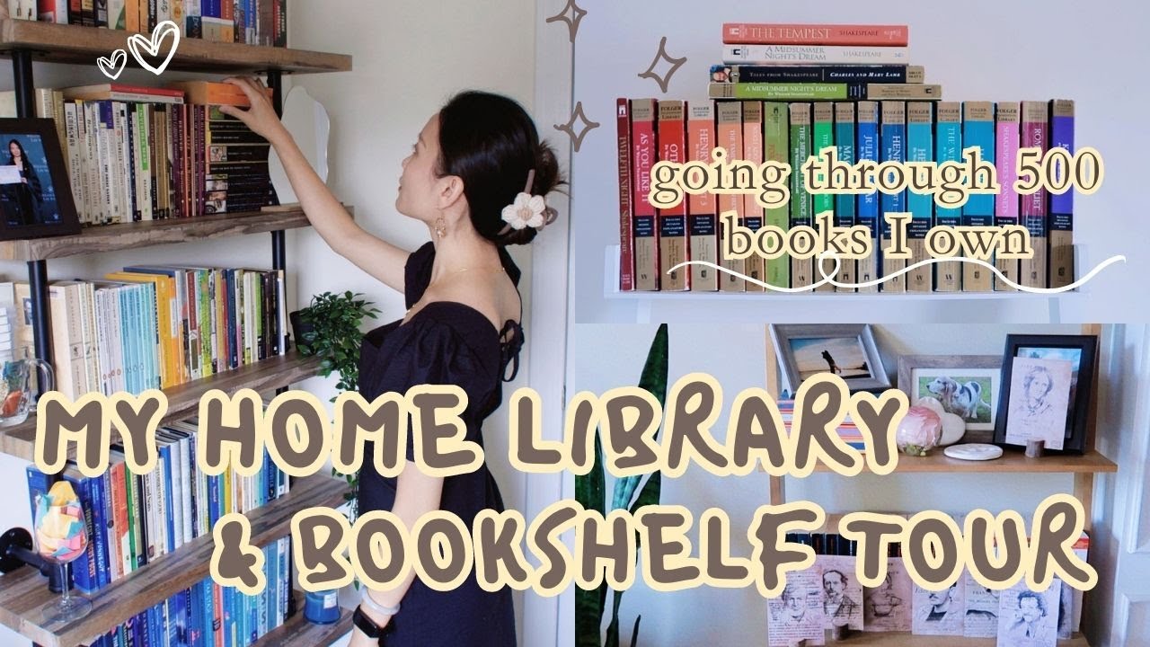 BOOKSHELF TOUR 2023 📚 | Every Book I Own (500+) | A Year of Building My ...