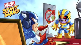 Capitán América (Steve) conta Thanos | Marvel Stunt Squad Ep 5 | Marvel HQ España