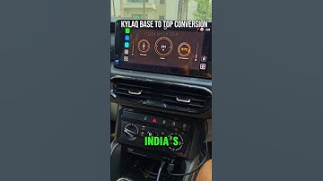 🚘 Kylaq Base Variant Infotainment and camera Upgrade. India