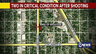 Two people critically injured in shooting on south Washington Street in Wichita