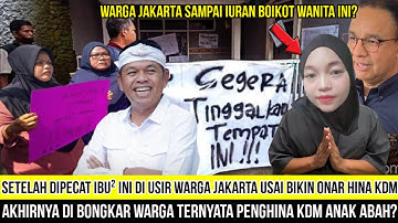 Mampus.! Setelah Dipecat ibu² Penghina KDM Di Usir Warga Usai Bikin Ke Onaran, Ternyata Suruhan Anis