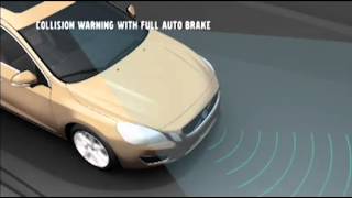 Volvo S60, Collision Warning with Full Auto Brake, Animation (0:52)