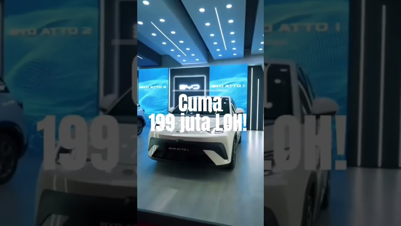 BYD Atto 1 Mobil Listrik Terlaris Range 300 Km dibawah 200 Juta 