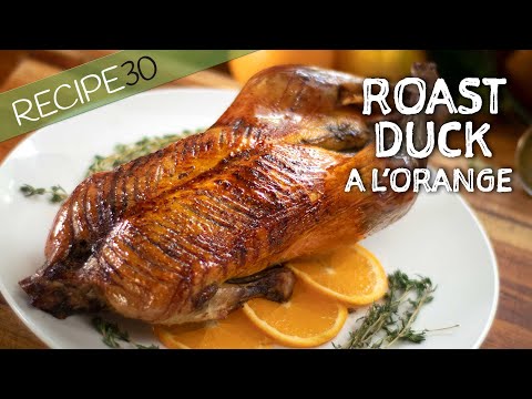 Can You Taste this Crispy Skin Roasted Duck a Lorange?