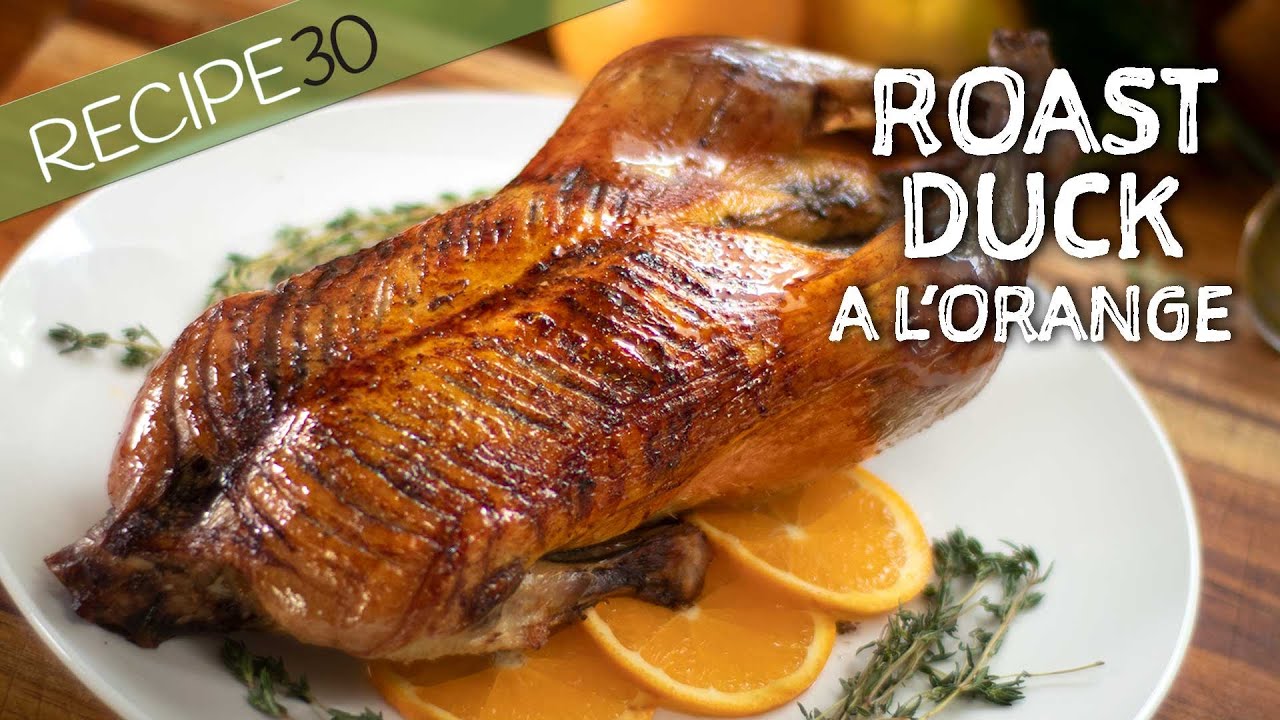 Can You Taste this Crispy Skin Roasted Duck a Lorange?