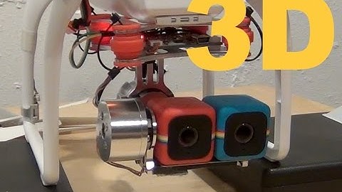 DJI 3D Stereo Setup with 2 Polaroid Cube Cameras (HD)