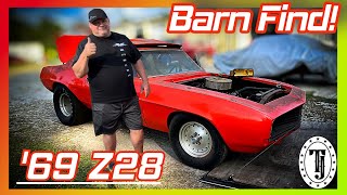 1969 Camaro Z28… Barn Find!  A gearheads dream car!