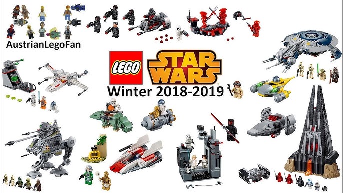 All Lego Star Wars The Last Jedi Sets so far - Lego Speed Build Review 