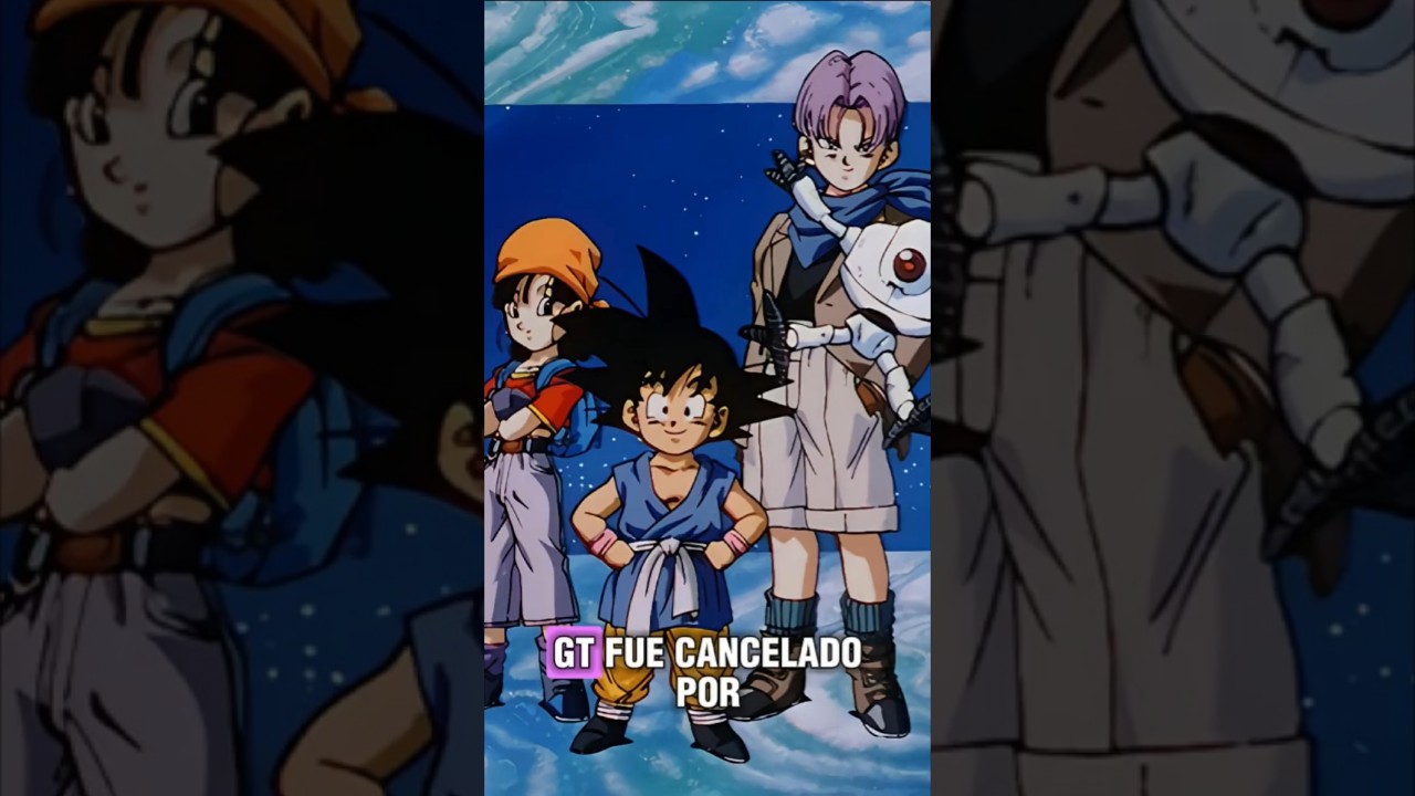 Dragon Ball GT fue cancelado por baja audiencia #sabíasque #anime #datoscurisos
