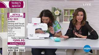 ब्रदर स्ट्रॉन्ग एंड टफ सिलाई मशीन और सर्जर बंडल screenshot 4