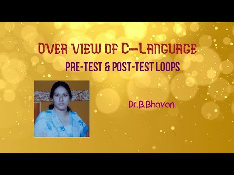 Pre-test & Post-test Loops