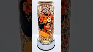 'I Love the Woman I've Become...' Black Girl Magic #customtumbler