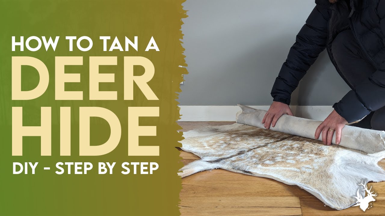 How to tan a deer hide/skin (start to finish)