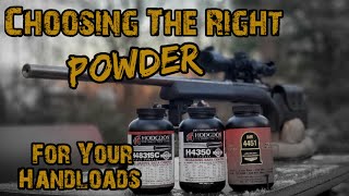 Choosing The Right Powder For Your Handloads