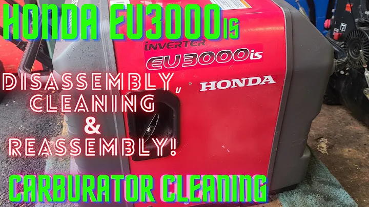 Easy Carburetor Cleaning for Honda EU3000is Inverter/Generator