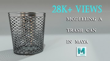 Trash Can Modeling In Maya | Maya Modeling For beginners | CGVISION