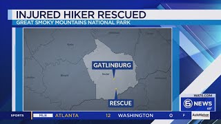 Injured hiker rescued from remote part of Great Smoky Mountains National Park