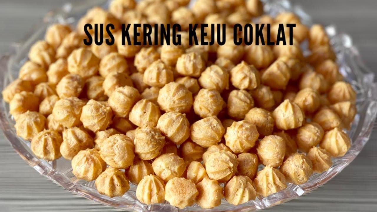 Mini Choux Pastry Sus Kering Keju Coklat