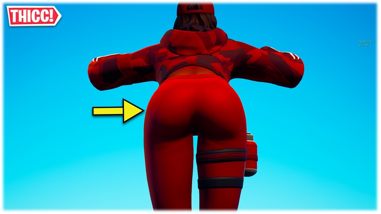 Sexy Ruby Skin Shows Her Perfect Back In Replay Mode 😍 ️ Fortnite 