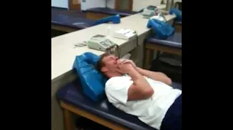 Lsu football player gets tickled