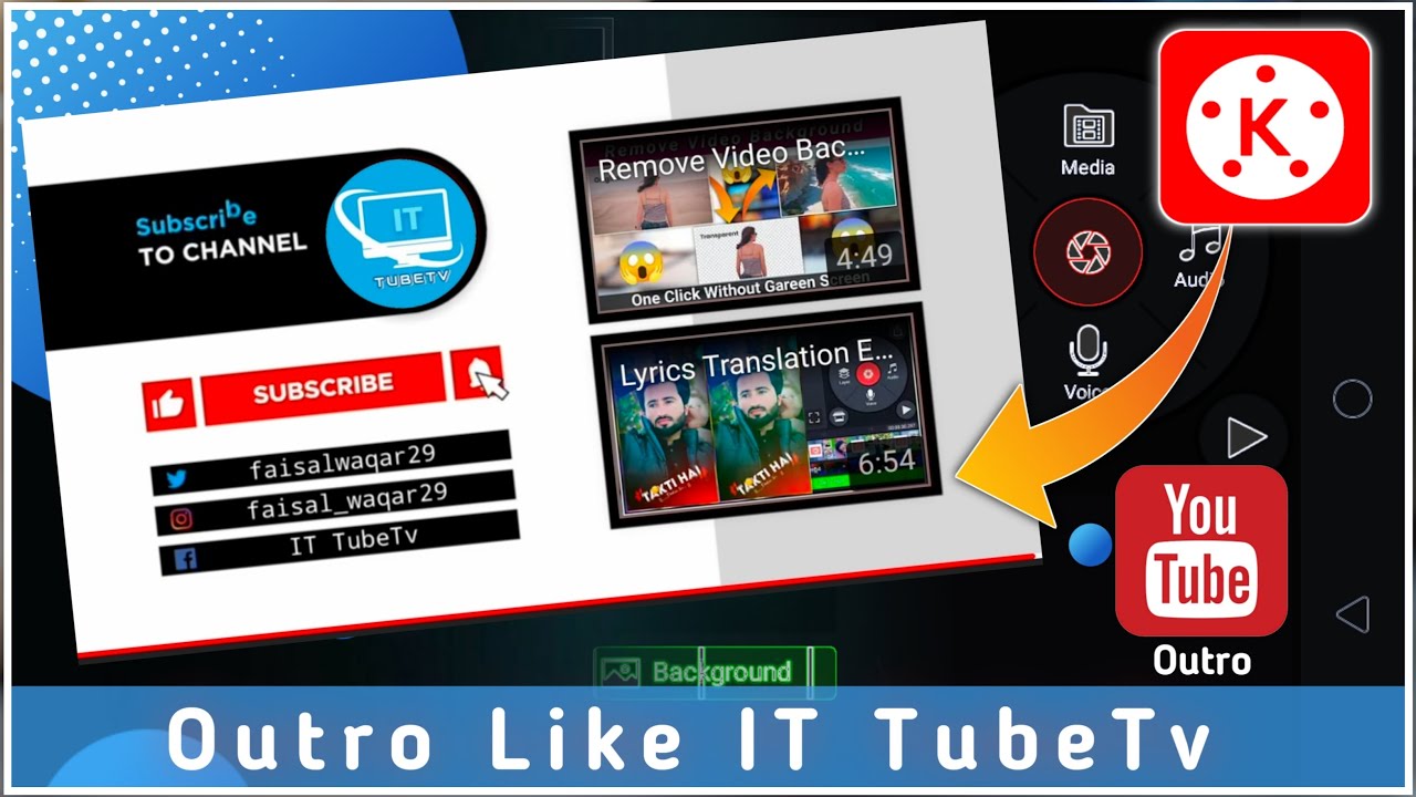 How To Make Outro For YouTube Outro Like IT TubeTv YouTube