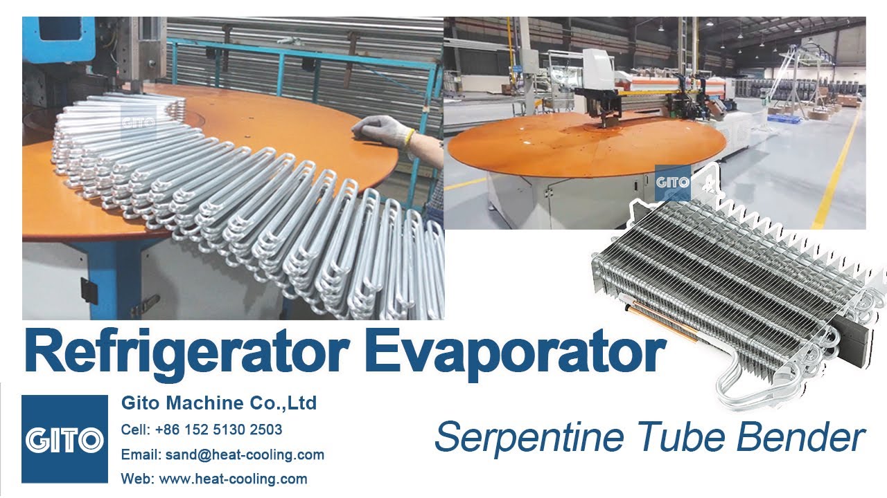 Aluminum Serpentine Tube Bending Machine for Refrigerator Evaporator