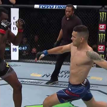 Chris Weidman broken leg vs Uriah Hall