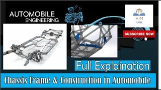 Chassis frame & Construction.  ||Engineer's Academy||