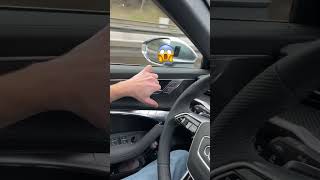 Opening Driverss Door At 130 Kmh At The Audi S6 