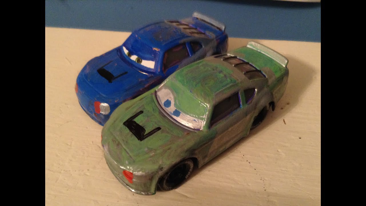 Disney Cars Custom Race-O-Rama Doc Hudson and Chick Hicks Racing ...