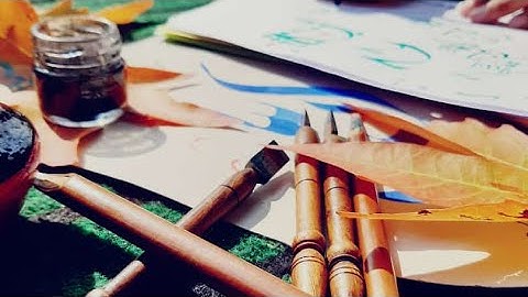 How to write letter Alif الف in Thuluth || Lesson 2nd || Arabic Calligraphy