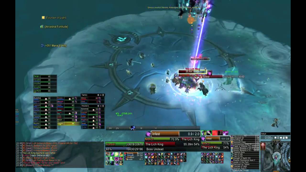 Juggernaut vs. Lich King, 25-player Heroic, Part 1/2